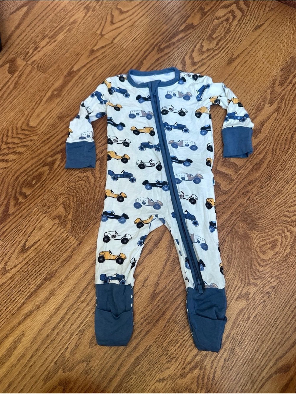 Posh Peanut Bamboo Zippy Pajamas 3-6 mo card